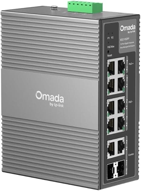 Tp Link Ies210gpp Omada 8 Port Gigabit Industrial Poe Switch
