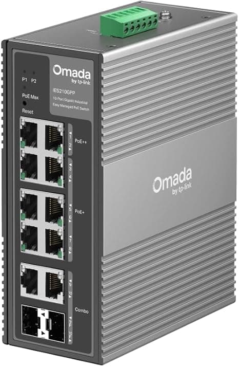 Tp Link Ies210gpp Omada 8 Port Gigabit Industrial Poe Switch